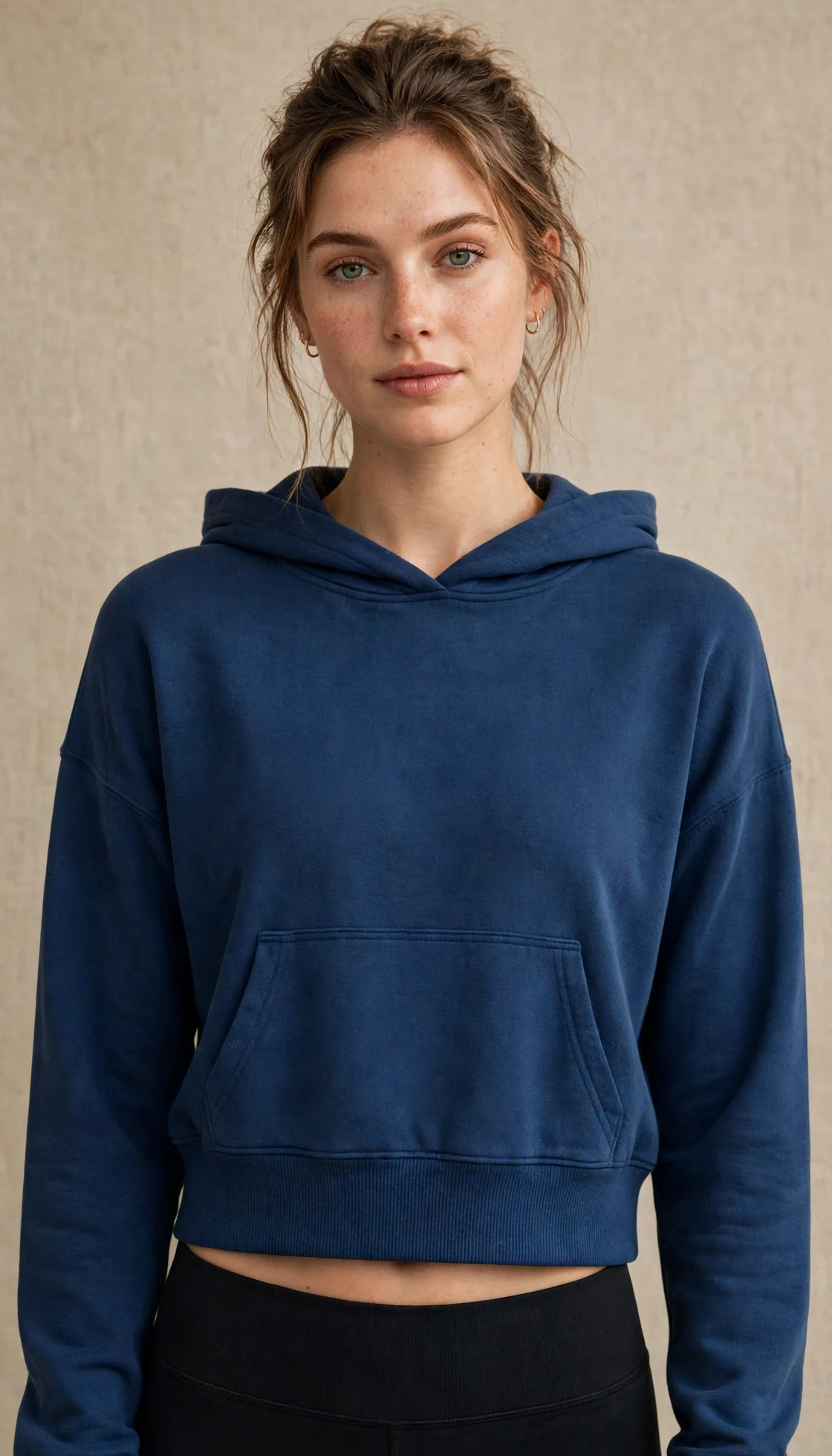 Woman wearing the selected Omega Woman garment